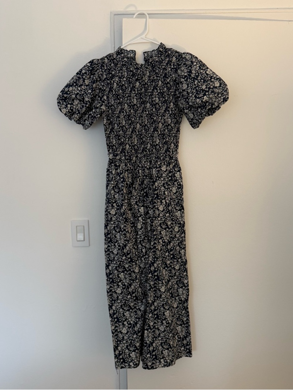 J.Crew x Liberty of London Floral Puff Sleeve Midi Dress